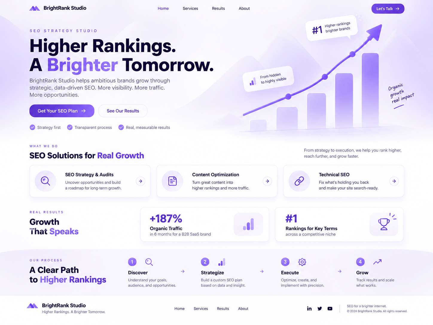 SEO portfolio project