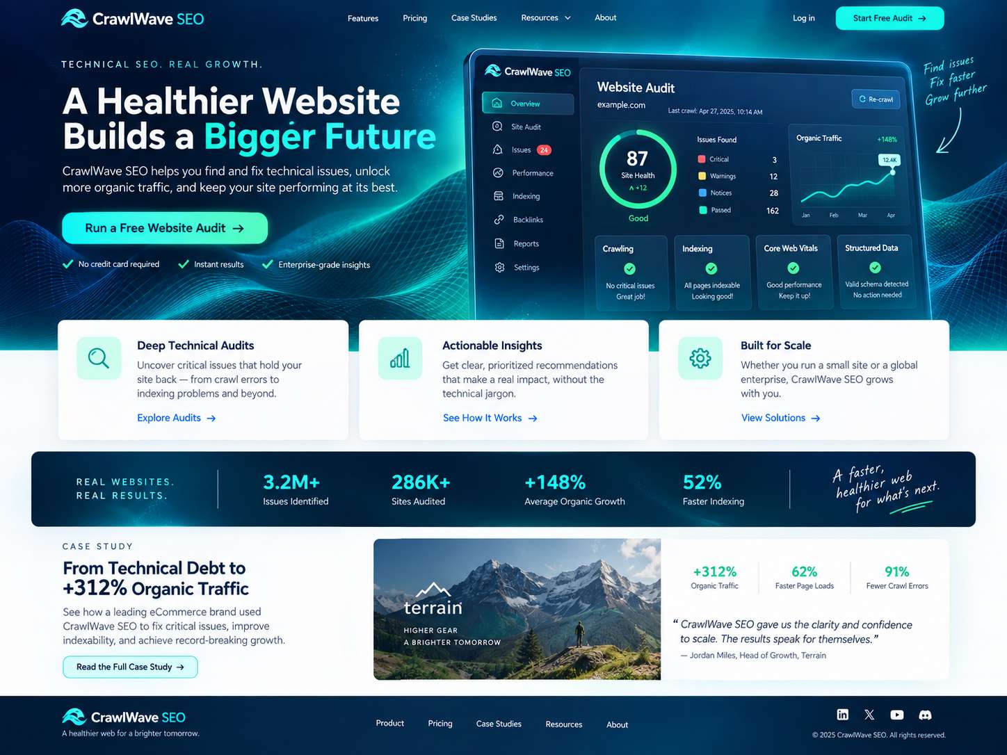 SEO portfolio project